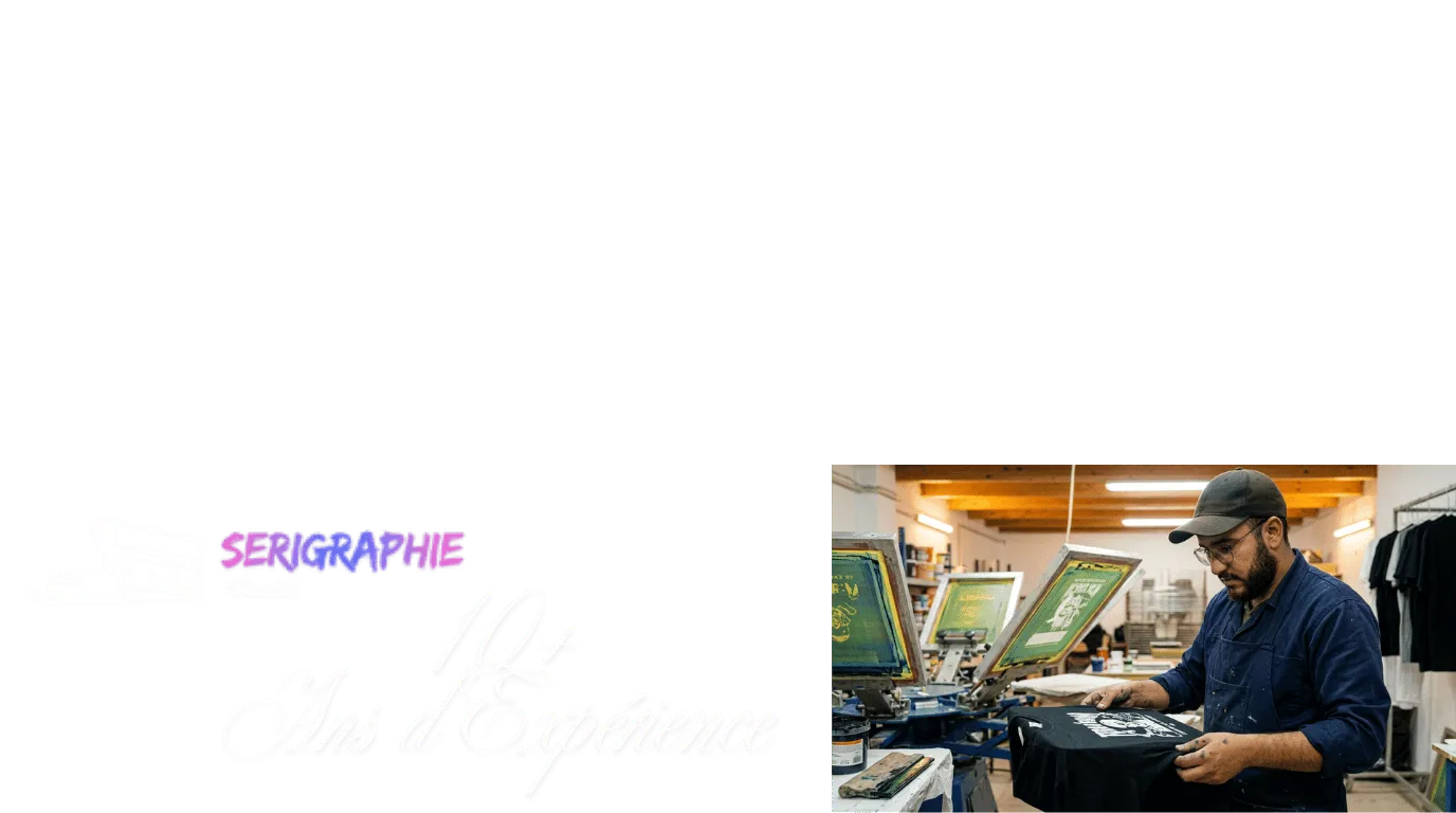 Oualid Sérigraphie, atelier de sérigraphie à Tanger avec plus de 10 ans d'expérience