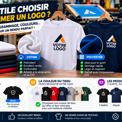 Quel textile choisir pour imprimer un logo